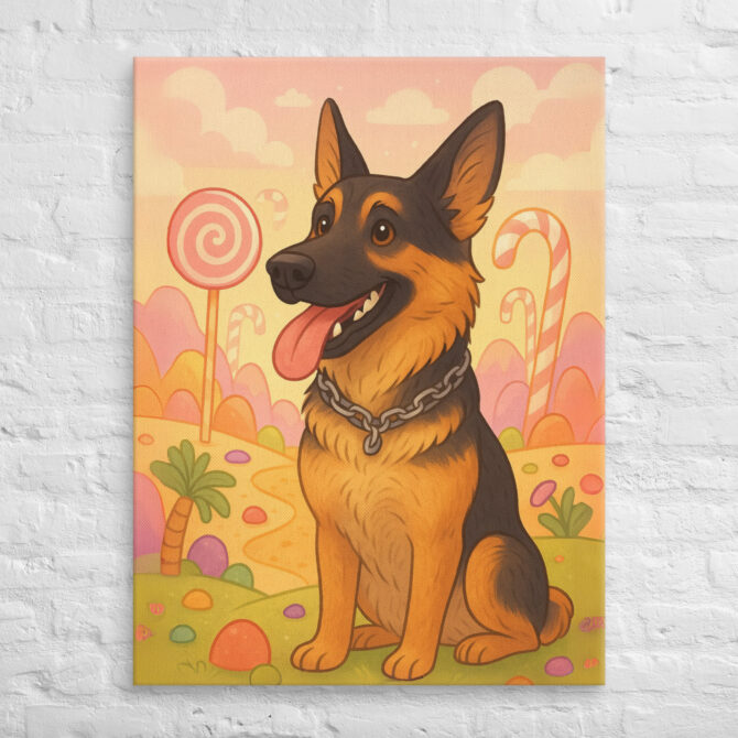 Pet in Candyland – Custom Pet Canvas Wall Art - Image 3