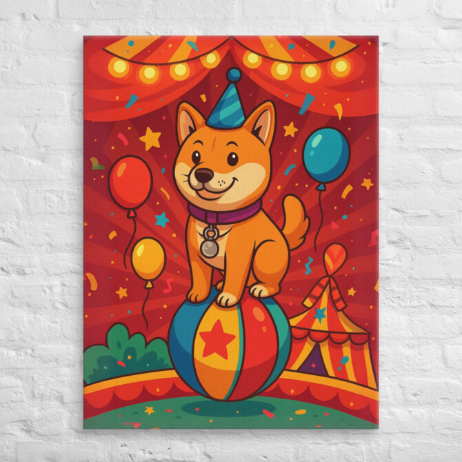 Circus Star Pet – Custom Home Décor Canvas Wall Art - Image 3