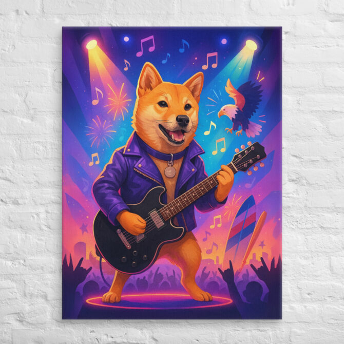 Rock Star Stage – Custom Pet Home Décor Canvas Wall Art - Image 3