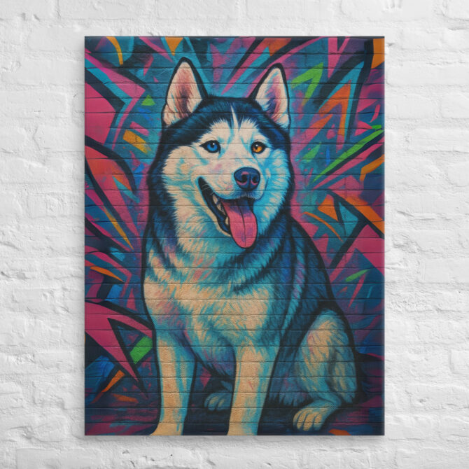 Artistic Graffiti Wall – Custom Pet Canvas Wall Art - Image 3