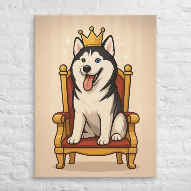 Royal Throne – Custom Pet Canvas Wall Art for Home Décor - Image 3