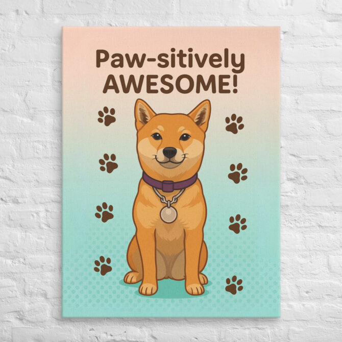 Paw-sitively Awesome – Custom Pet Canvas Wall Art - Image 3