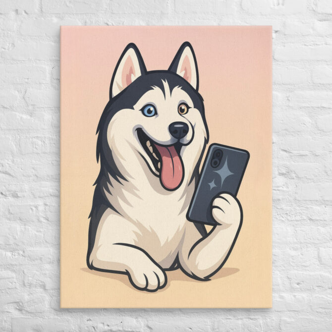 Pet Selfie Time – Custom Pet Canvas Wall Art for Home Décor - Image 3