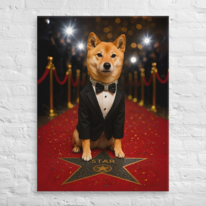 Actor (Hollywood Star) – Custom Work-Themed Pet Portrait Canvas - Image 3