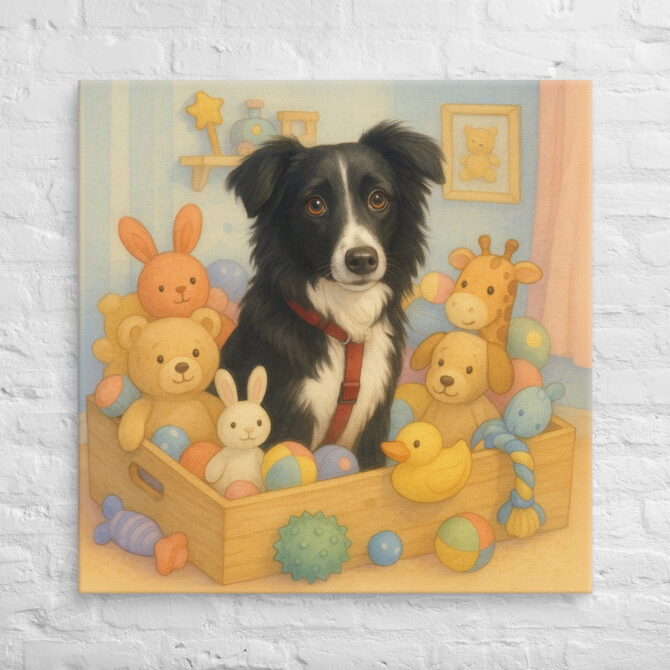 Toy Box Dreams – Custom Pet Canvas Wall Art for Unique Home Décor - Image 4