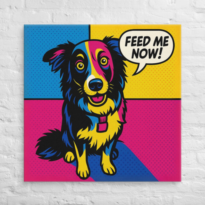 Pop Art Pet Portrait – Custom Pet Canvas Wall Art for Unique Home Décor - Image 4