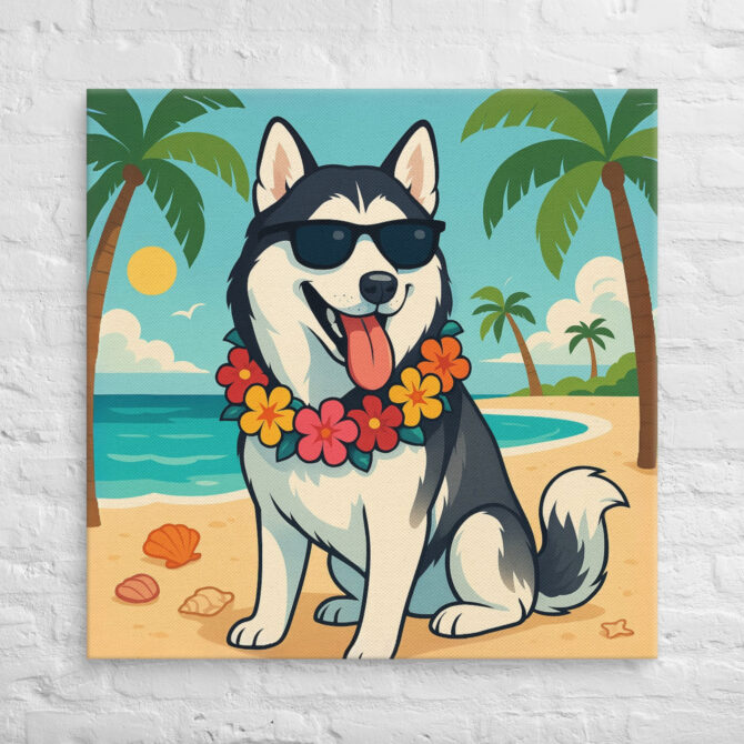 Tropical Paradise Custom Pet Canvas Wall Art – Unique Home Décor Gift - Image 4