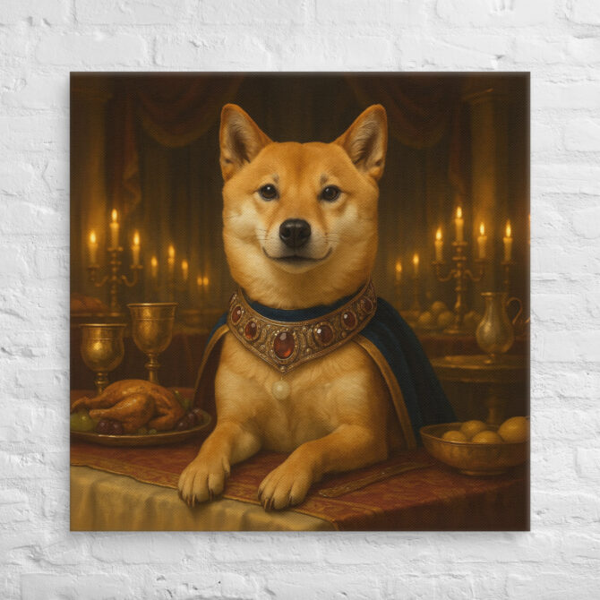 Medieval Royal Feast – Custom Pet Canvas Wall Art - Image 4