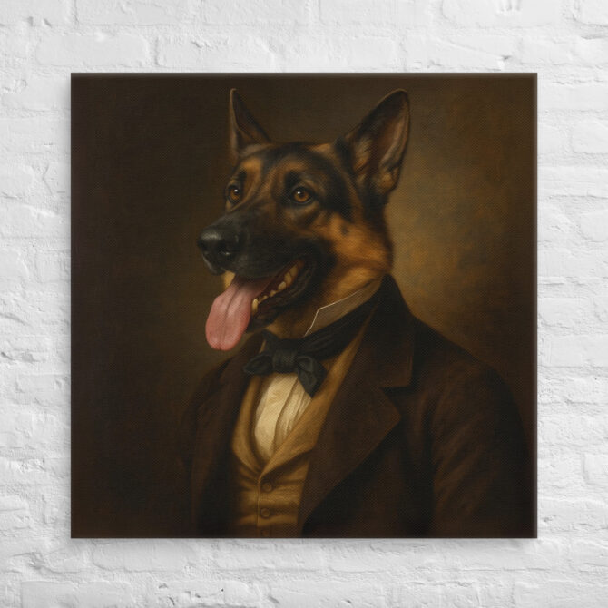 Victorian Noble Portrait – Custom Pet Canvas Wall Art - Image 4
