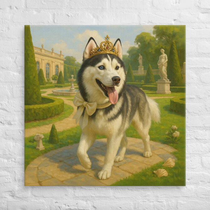 Royal Garden Stroll – Custom Pet Canvas Wall Art for Elegant Home Décor - Image 4