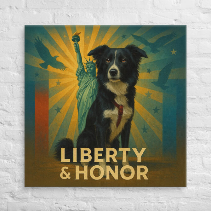 Liberty & Honor Custom Pet Canvas Wall Art – Patriotic Home Décor - Image 4