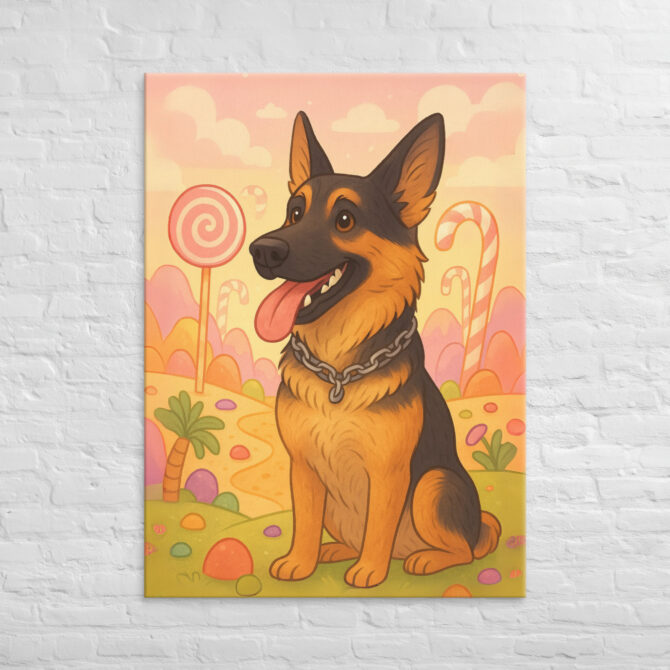 Pet in Candyland – Custom Pet Canvas Wall Art - Image 4