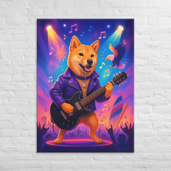 Rock Star Stage – Custom Pet Home Décor Canvas Wall Art - Image 4