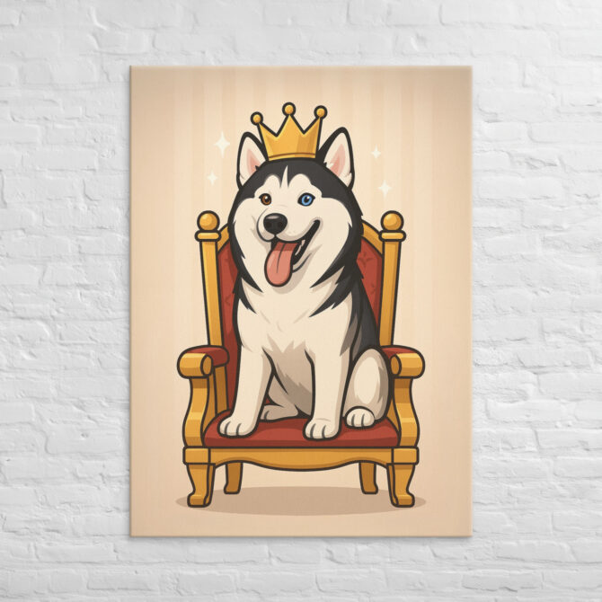 Royal Throne – Custom Pet Canvas Wall Art for Home Décor - Image 4