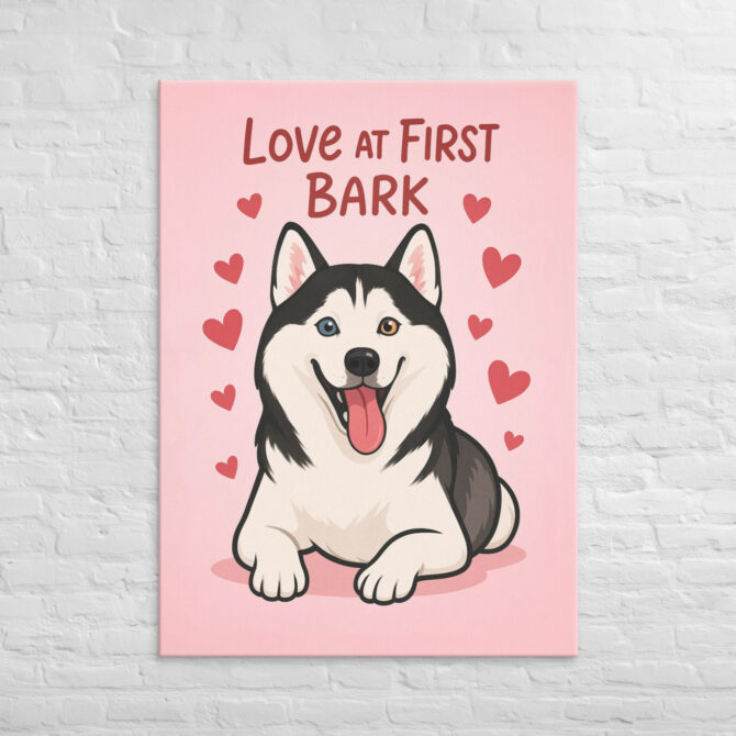Love at First Bark – Custom Pet Canvas Wall Art - Image 4