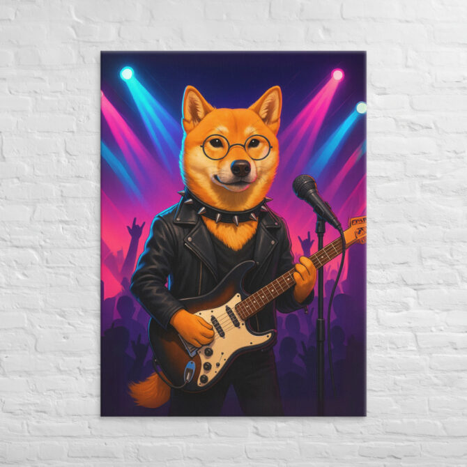 Musician Rockstar – Custom Work-Themed Pet Canvas Portrait - Image 4