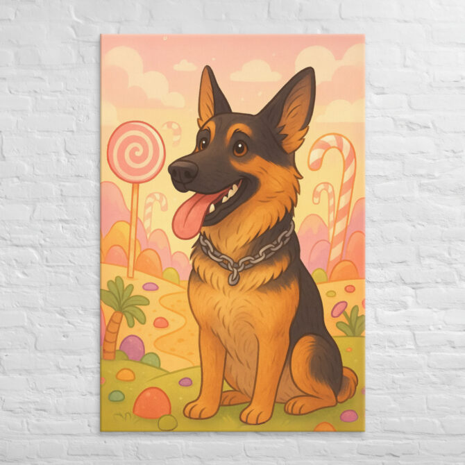 Pet in Candyland – Custom Pet Canvas Wall Art - Image 5