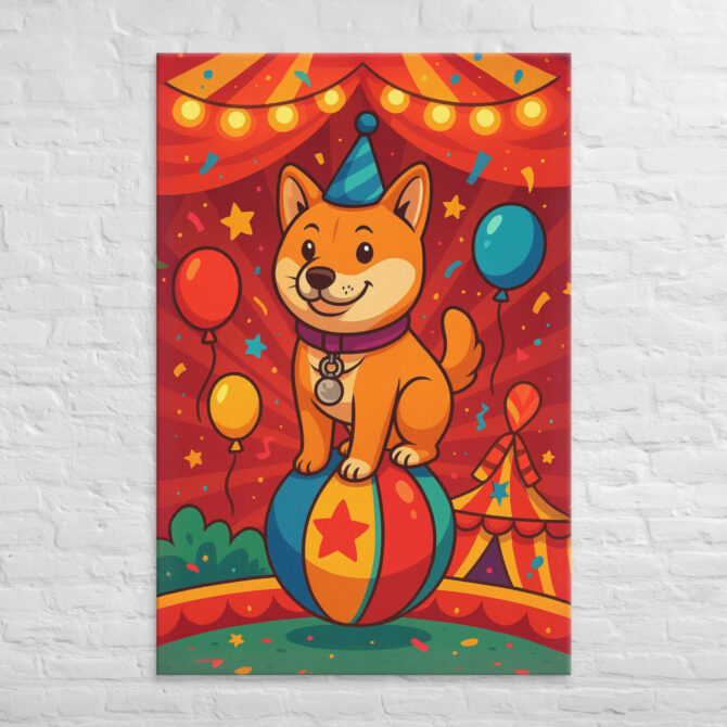 Circus Star Pet – Custom Home Décor Canvas Wall Art - Image 5