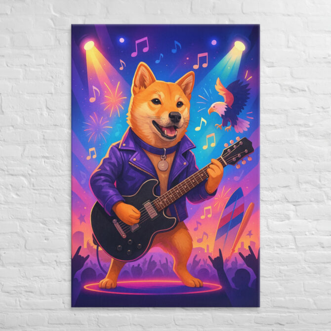 Rock Star Stage – Custom Pet Home Décor Canvas Wall Art - Image 5