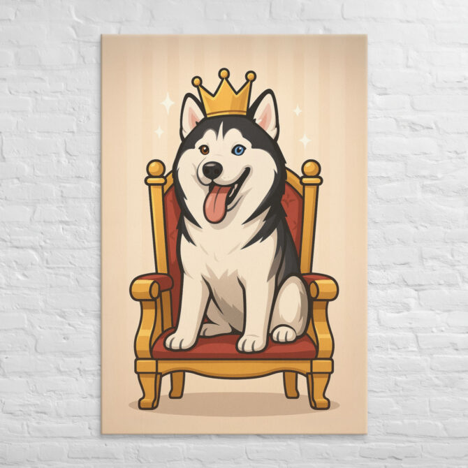 Royal Throne – Custom Pet Canvas Wall Art for Home Décor - Image 5