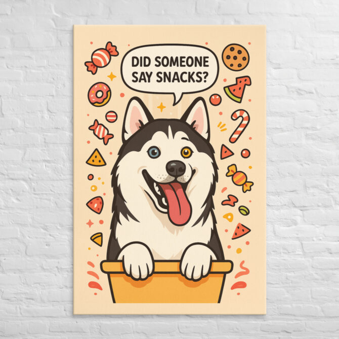 Did Someone Say Snacks? – Custom Pet Canvas Wall Art - Image 5