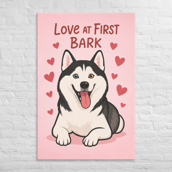 Love at First Bark – Custom Pet Canvas Wall Art - Image 5