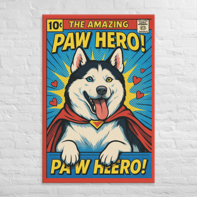 Comic Book Cover – Custom Pet Canvas Wall Art - Image 5