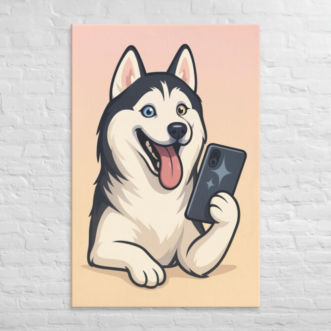 Pet Selfie Time – Custom Pet Canvas Wall Art for Home Décor - Image 5