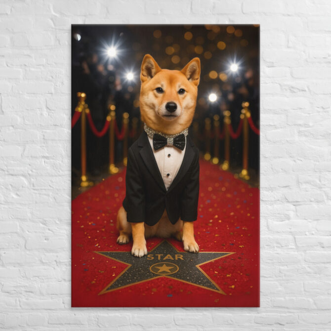 Actor (Hollywood Star) – Custom Work-Themed Pet Portrait Canvas - Image 5