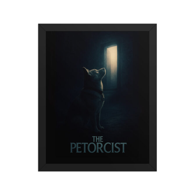 The Petorcist – Custom Pet Movie Poster (Framed Artwork) - Image 2