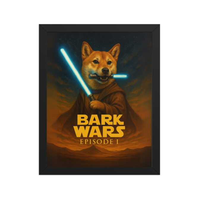 Custom Pet Star Wars Poster – Bark Wars: Episode I Print - Image 2