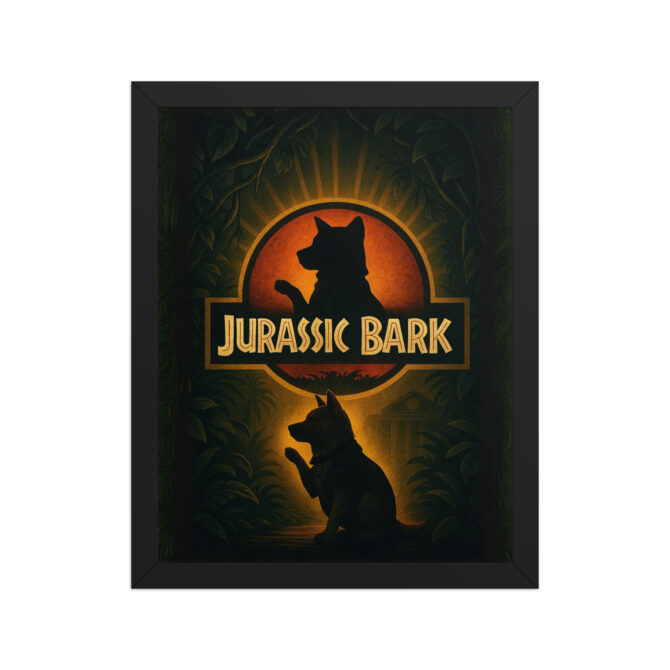 Jurassic Bark – Custom Pet Portrait Poster in Classic Movie Style - Image 2