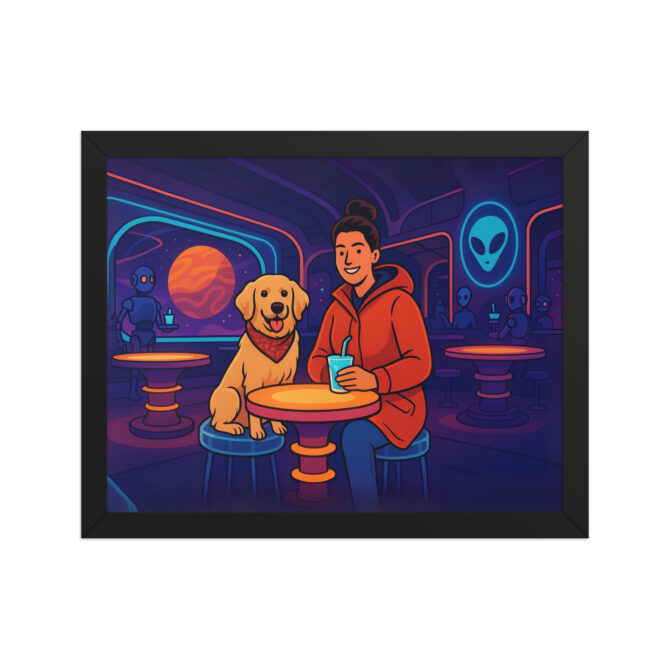 FUTURAMA – Intergalactic Lounge Custom Pet Poster - Image 2