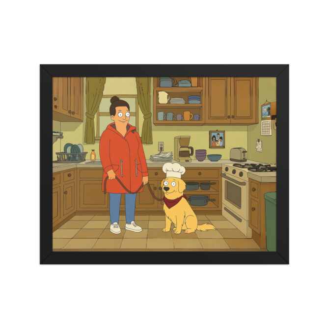 BOB'S BURGERS – Apartment Kitchen Custom Pet Poster - Image 2