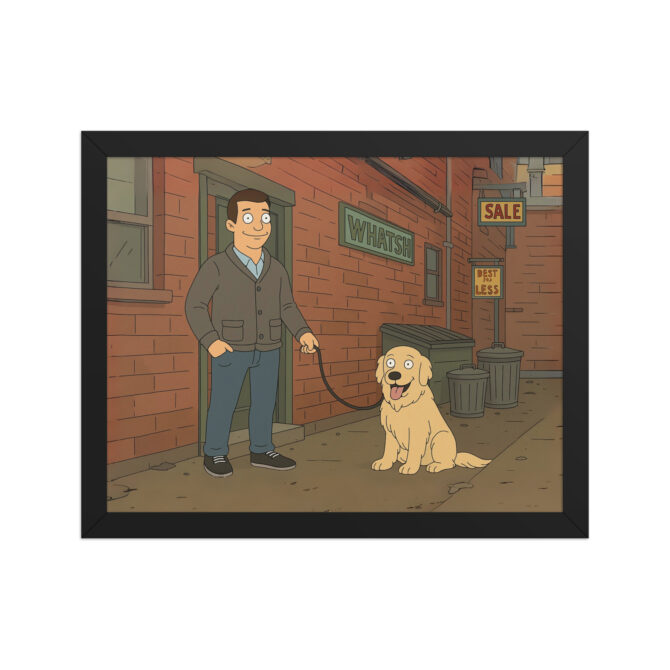 BOB'S BURGERS Custom Pet & Owner Poster – Alley Scene - Image 2