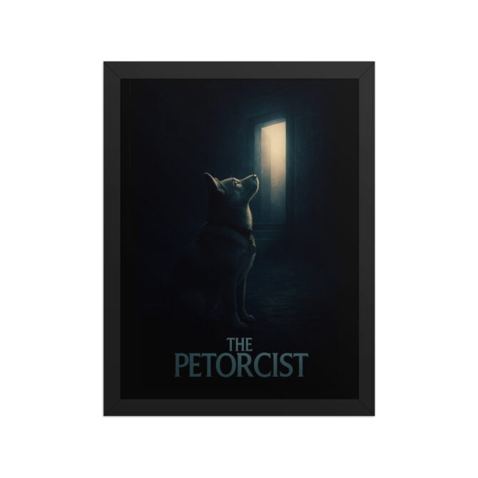 The Petorcist – Custom Pet Movie Poster (Framed Artwork) - Image 3