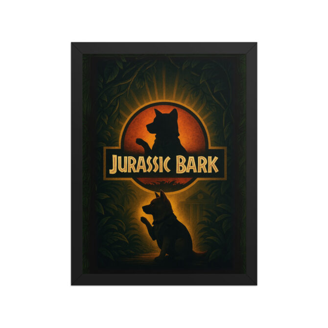 Jurassic Bark – Custom Pet Portrait Poster in Classic Movie Style - Image 3