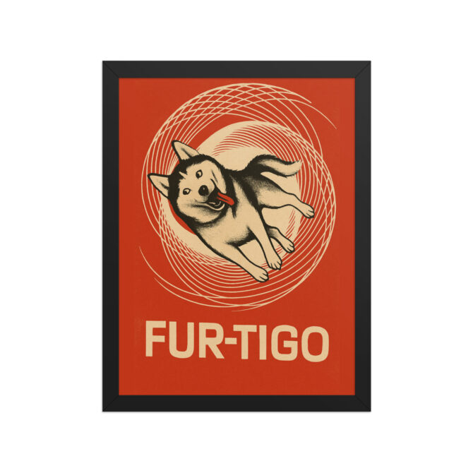 Fur-tigo – Custom Pet Portrait in Classic Vertigo Movie Poster Style - Image 3