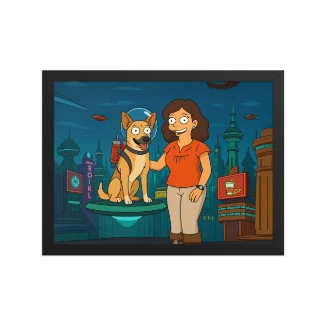 FUTURAMA – Custom Cartoon Pet & Owner Poster - Image 3