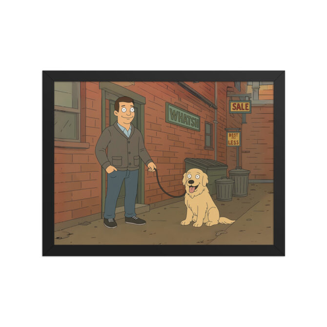 BOB'S BURGERS Custom Pet & Owner Poster – Alley Scene - Image 3