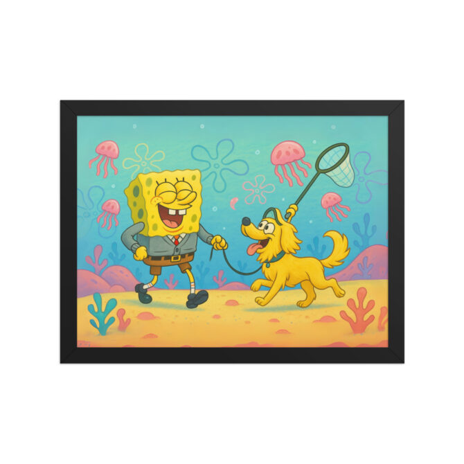 SpongeBob SquarePants Jellyfish Field Custom Pet Poster - Image 3