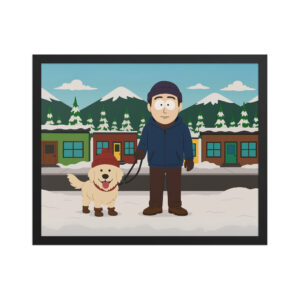 SOUTH PARK – Snowy Street Custom Pet & Owner Poster