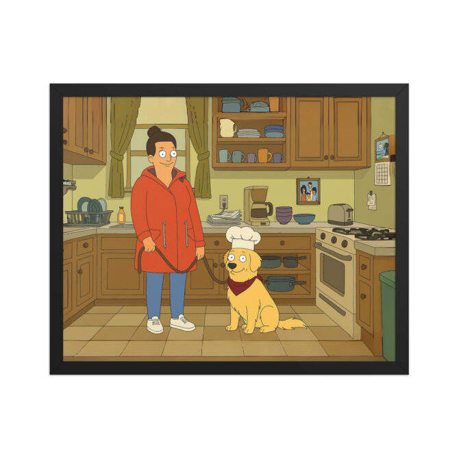 BOB'S BURGERS – Apartment Kitchen Custom Pet Poster