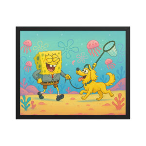 SpongeBob SquarePants Jellyfish Field Custom Pet Poster