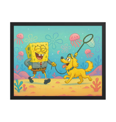 SpongeBob SquarePants Jellyfish Field Custom Pet Poster