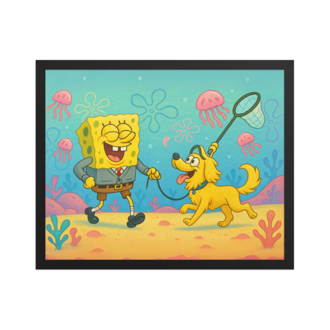 SpongeBob SquarePants Jellyfish Field Custom Pet Poster