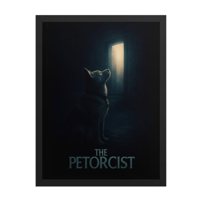 The Petorcist – Custom Pet Movie Poster (Framed Artwork) - Image 4