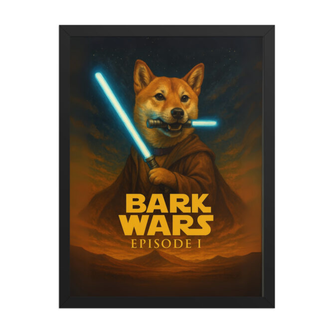 Custom Pet Star Wars Poster – Bark Wars: Episode I Print - Image 4