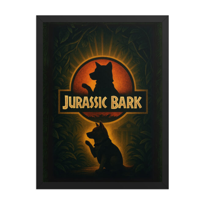 Jurassic Bark – Custom Pet Portrait Poster in Classic Movie Style - Image 4
