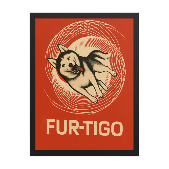 Fur-tigo – Custom Pet Portrait in Classic Vertigo Movie Poster Style - Image 4